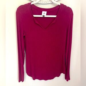 Women's Long Sleeve Top - Red